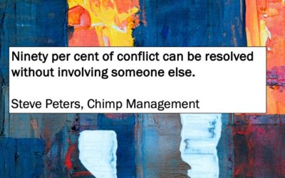 Do you perceive conflict where there is none?